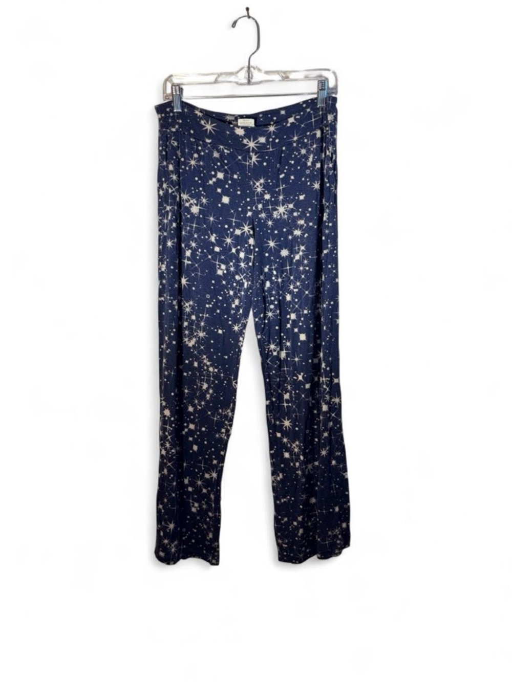 Soma Navy Star-Print Wide-Leg Lounge Pants